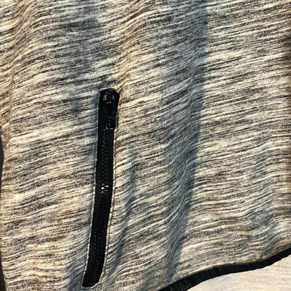 PINK by Victoria's Secret Heathered Gray 1/4 Zip Sweatshirt Women Sz XS - Picture 8 of 9